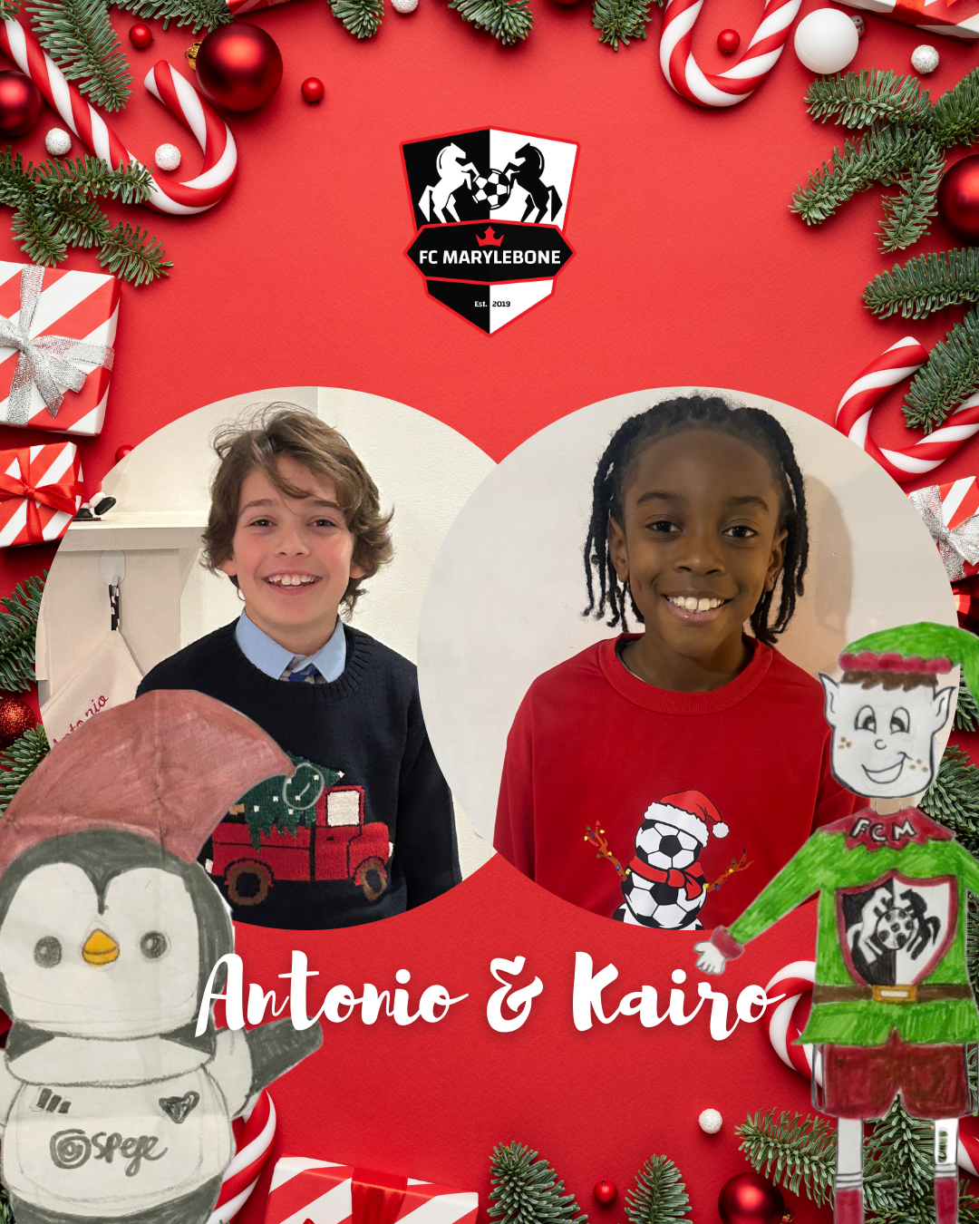 Meet FCM's Christmas mascots